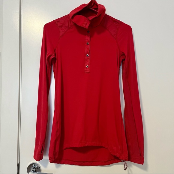 Lululemon Pedal Power Long Sleeve in Currant - Picture 5 of 7